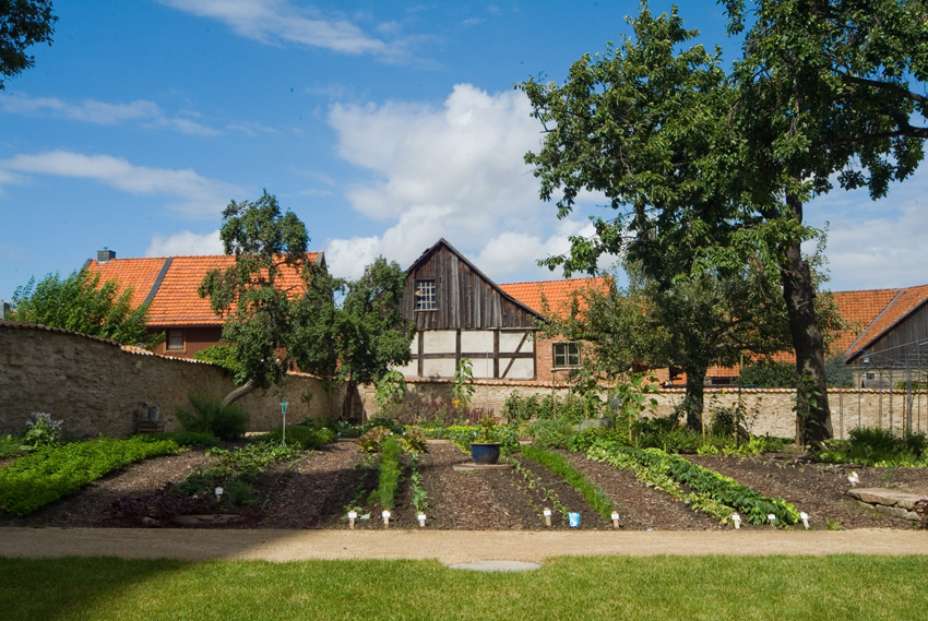 Bleichwiese mit Küchengarten, Kloster Drübeck